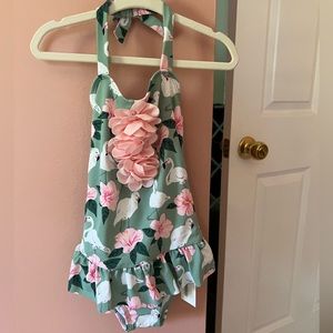 NWT Janie & Jack ruffle swimsuit size 3